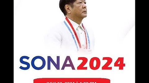 SONA 2024: State of the Nation Address of President Ferdinand Marcos Jr. | July 22, 2024
