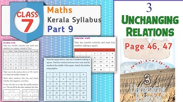 Class 7 Maths chapter 3 Unchanging Relations page 46 page 47 kerala syllabus Part 9
