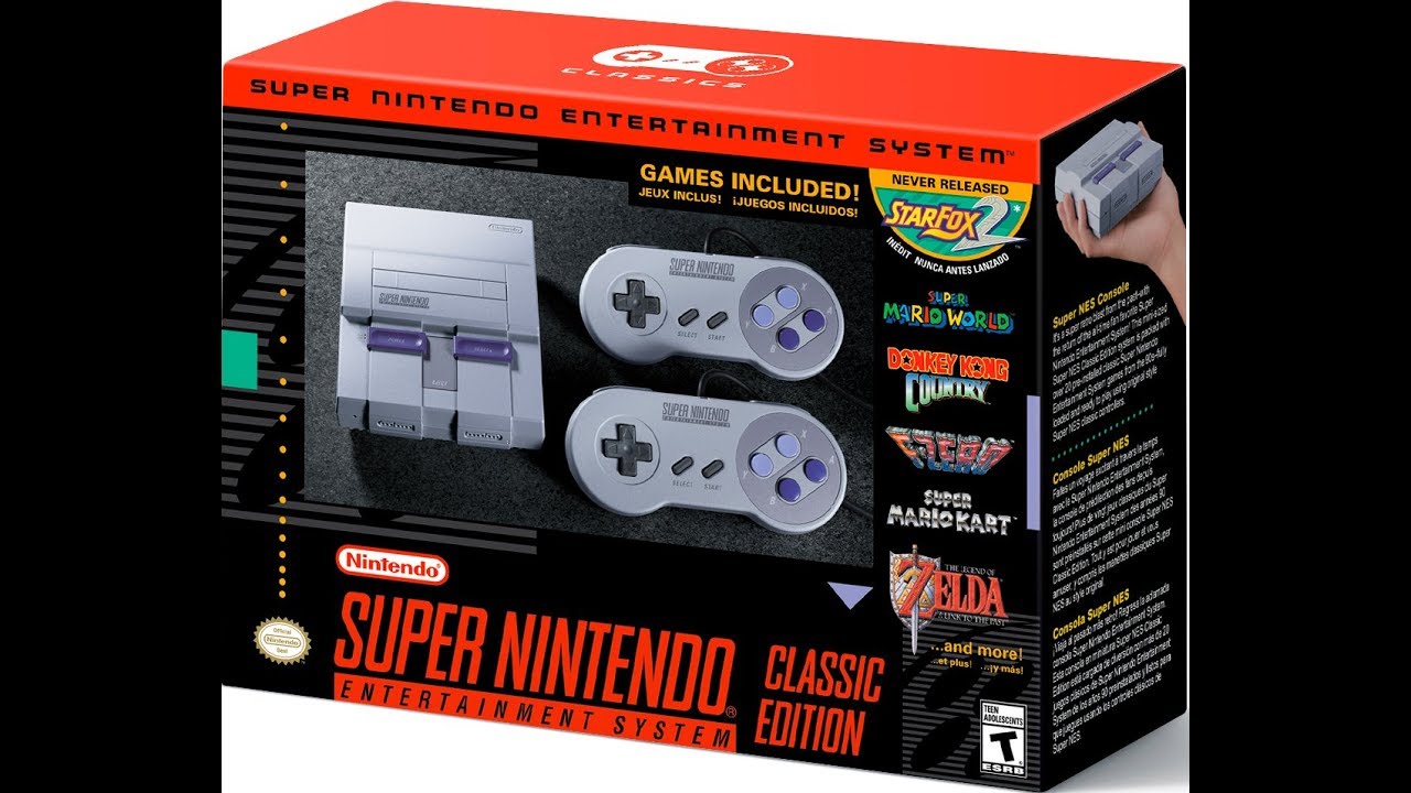 Nintendo's SNES Classic will be released with 20 vintage games