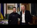 Richard Branson visiting Ukraine