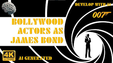 Bollywood Superstars as James Bond 4K | Develop With AI