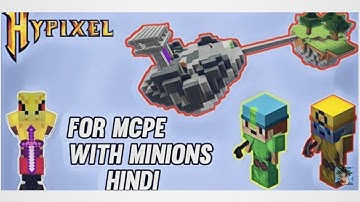 hypixel skyblock Project ares  server on Minecraft PE||minion||android|| hindi