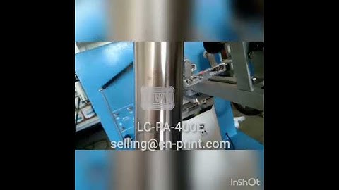 cylinder screen printer for metal bottle/LC printing machine