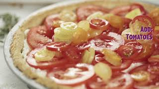 Tomato and Ricotta Tart Recipe | Juvela Gluten Free