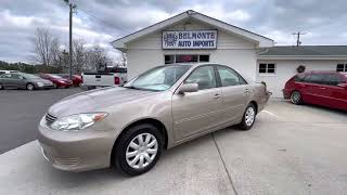 2006 Toyota Camry Toyota Camry 2006 Specifications
