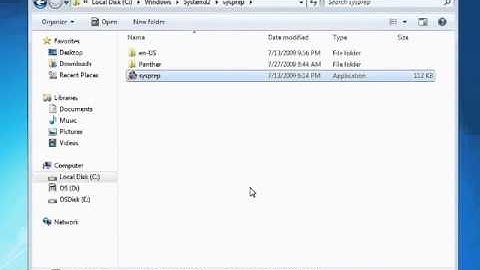 Preparing an Image Using Sysprep and ImageX