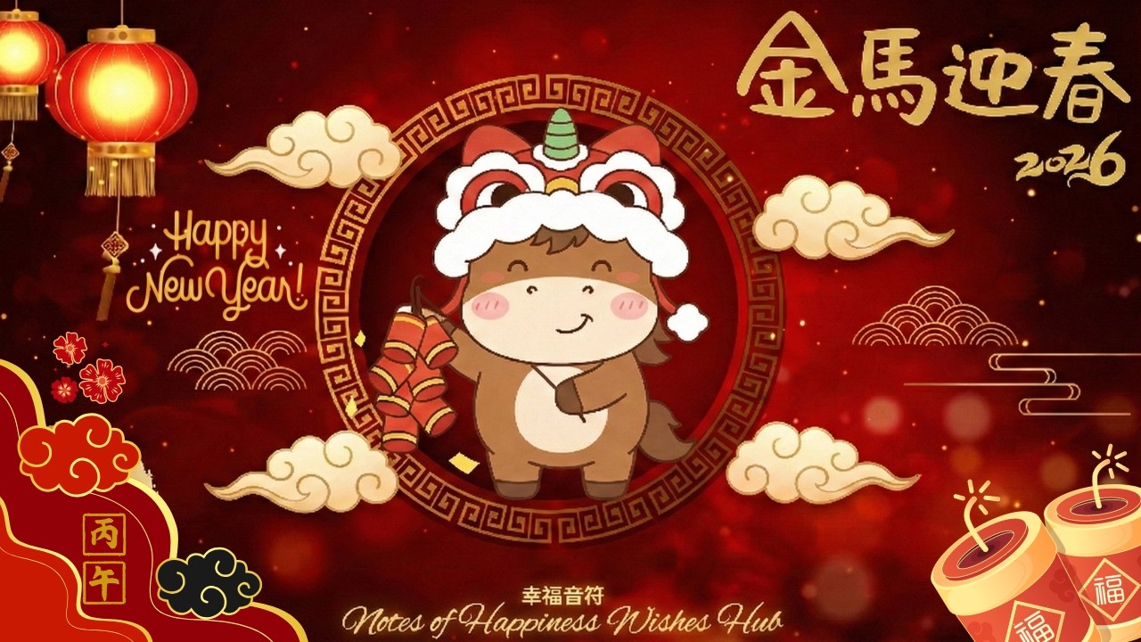恭喜發財！🧨 舞獅小馬來報喜 🦁 2026 金馬迎春賀歲曲｜KiKi 親自編曲Gong Xi Fa Cai! 🧨  🦁 2026 Golden Horse Welcomes Spring #農曆新年