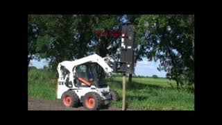 Skid Steer Post Pounder by Bigfoot Enterprises 465 views 5 years ago 2 minutes, 43 seconds