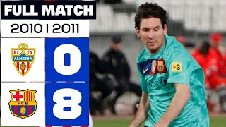 UD Almería  FC Barcelona (08) LALIGA 2010/2011 FULL MATCH