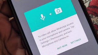 To video call allow whatsapp access to your microphone and camera | Whatsapp video call problem screenshot 5