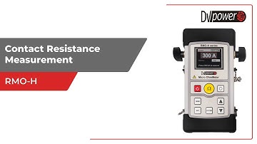 Contact Resistance Measurement - Handheld Micro-Ohmmeter RMO-H | DV Power