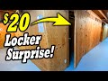 BOUGHT THIS LOCKER FOR $20 and a SURPRISE! at the abandoned storage unit auction. Storage Wars!