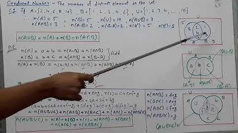 Set Theory: Tutorial 03 Part 1- Cardinal Number