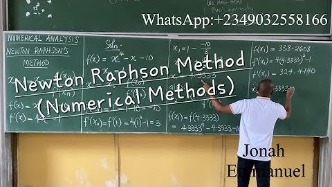 Newton Raphson Method Engineering Mathematics | Numerical Methods Engineering Mathematics