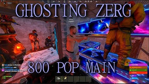 GHOSTING A 40+ MAN ZERG, MAKING THEM RAGEQUIT OFF THE SERVER