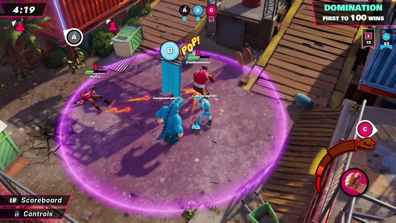 OutRage Fight Fest Win 2 Team Domination Gameplay