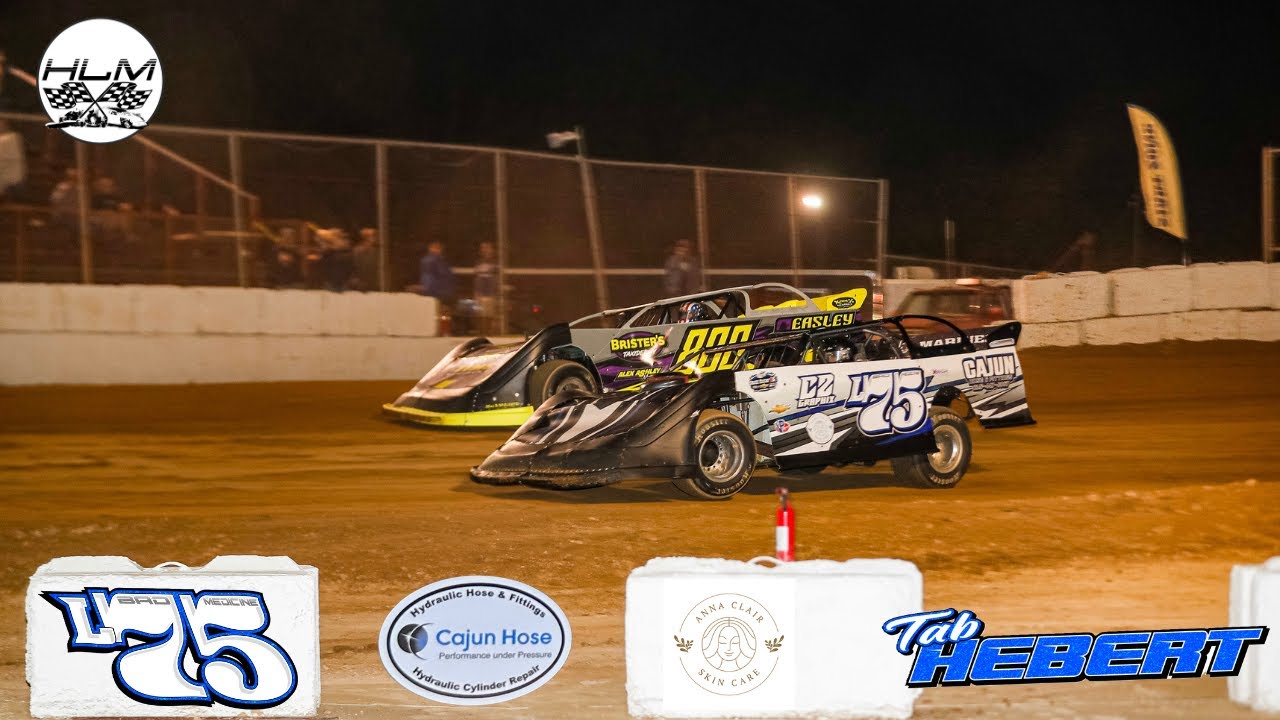 L75 Tab Hebert CRUSA Dirt Late Models Baton Rouge Raceway March L75 Tab Hebert CRUSA Dirt Late Models Baton Rouge Raceway March