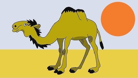 How to Draw a Camel Step by Step. Easy Animals Drawings Tutorials