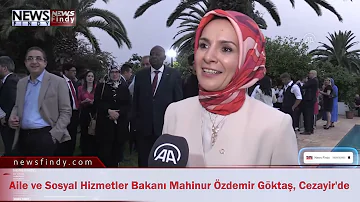 Aile ve Sosyal Hizmetler Bakanı Mahinur Özdemir Göktaş, Cezayir'de