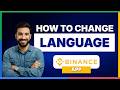 How to change the language on the Binance app [LATEST GUIDE]