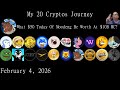 Bull Run 2026? My Crypto Journey With UFD,Gigachad,Meow,SPX6900... 2026/02/04 // Steve McGrath