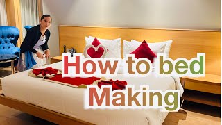 #5star_hotels#bedmaking#skills👌👌👍👍