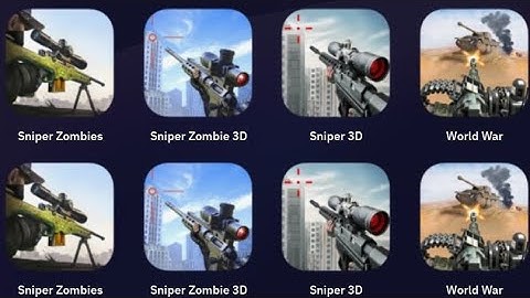 Sniper Zombie, Sniper Zombie 3D, Sniper 3D, World War
