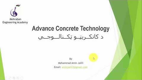 Mod 1 Lec 1 Concrete Technology Overview