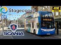 Stagecoach lancashire 61 preston to blackpool via clifton  kirkham adl enviro400 scania n230ud