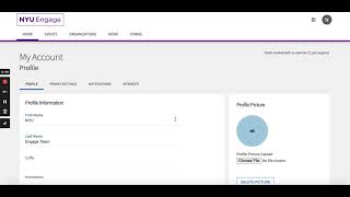 Changing Privacy Settings in Engage