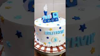 Amazing Train Theme Cake Design for Kids 🚂🎂 | Beautiful Birthday Cake