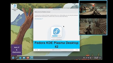 Fedora KDE Plasma Desktop 42 installation and gaming tests