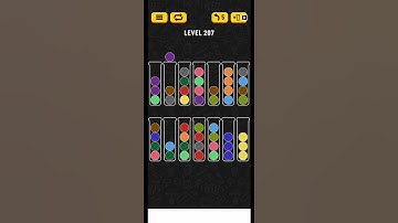 Ball sort puzzle level 207