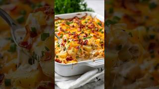 Creamy Chicken & Potato Casserole Recipe | Easy Cheesy Chicken Potato Bake | Best Comfort Food