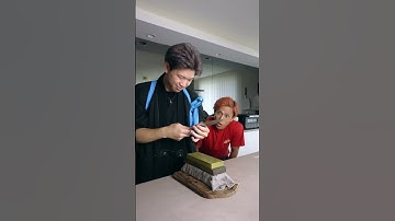 Cut the Ketchup with the sharp knife.🔪✨@omuriceboy0621 #knife #sharpening #sharpener #asmr