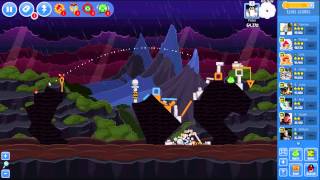 Angry Birds: Level 33 (Surf and Turf) Facebook HD (3 stars)