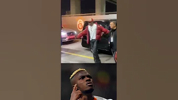 Victor Osimhen Arrived In A Grand Style For Galatasaray Match Goviral Galatasaray 