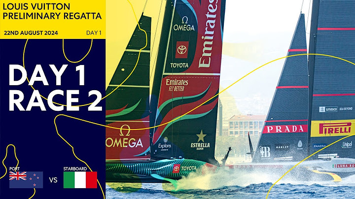 Emirates Team New Zealand vs. Luna Rossa Prada Pirelli - Full Race 22/08/2024