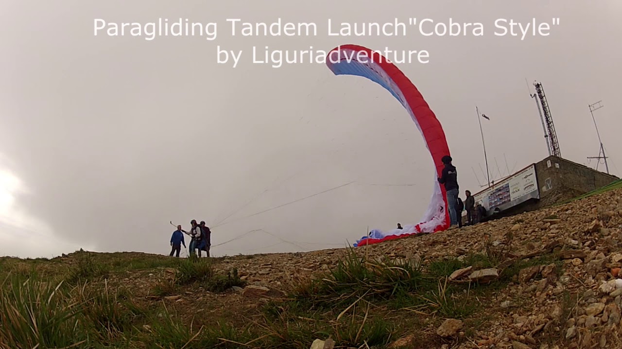 Paragliding Tandem Cobra Launch #2