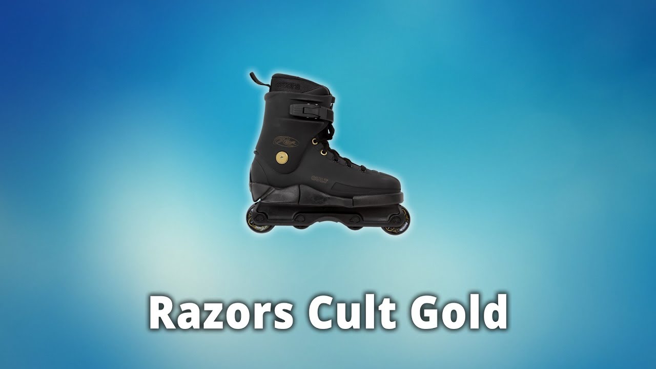 Razors Cult Gold Aggressive Inline Skates YouTube
