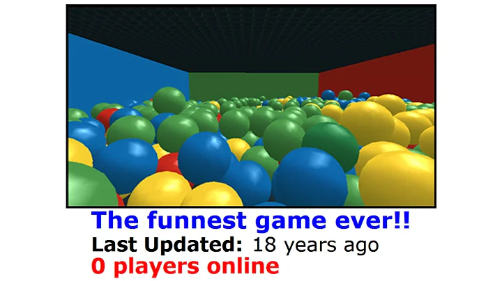 Abandoned Roblox Games 4