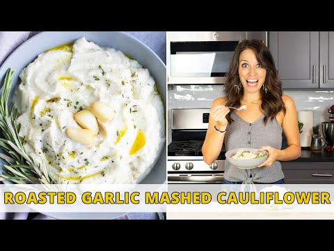 roasted-garlic-mashed-cauliflower-|-keto,-low-carb,-vegan