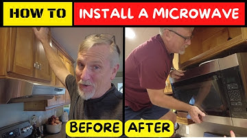 How To Install A Microwave  Over The Range Style