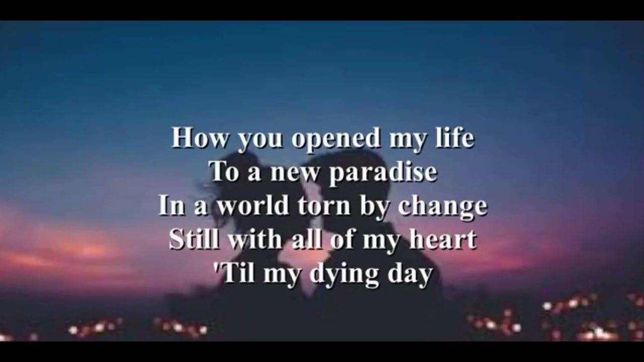 I do cherish you by 98 degrees lyrics - YouTube