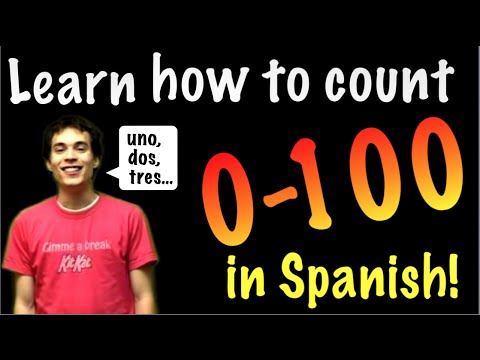 01007 Spanish Lesson - Numbers 0-100