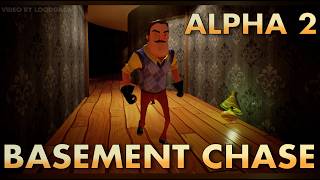 The unused Hello Neighbor basement chase is still in Alpha 2! (deep dive   tutorial)
