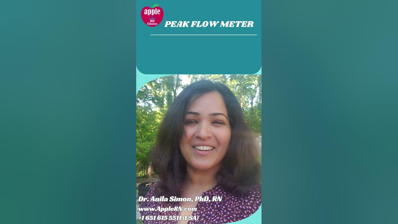 Peak flow meter NCLEX YouTube