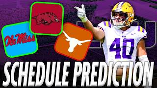 2026 LSU Tigers GAME BY GAME PREDICTIONS via Chris Phillips