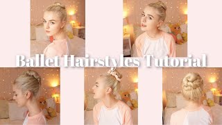 Easy Ballet Hairstyles Tutorial // Ballerina Hair Tutorial