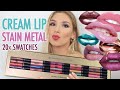 NOVOS  Cream Lip Stain Metal  💋💋💋 EXPERIMENTEI TODOS!!!! Swatches & Review | The Pink Lemonade